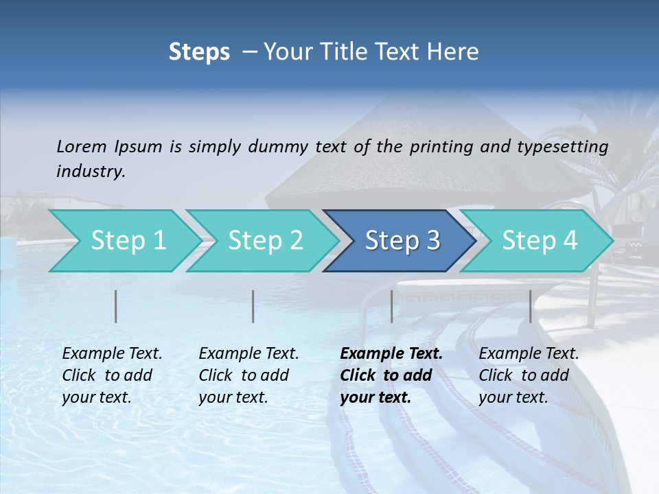 Swim Straw Luxury PowerPoint Template