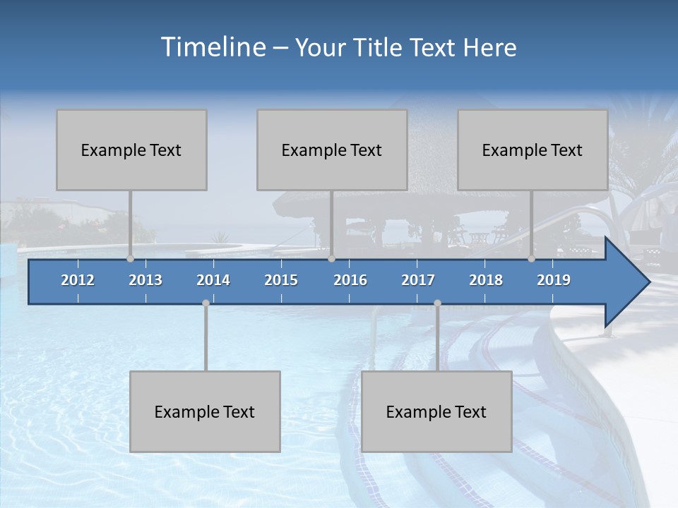 Swim Straw Luxury PowerPoint Template