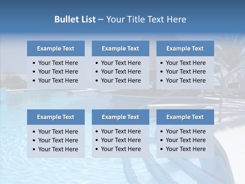 Swim Straw Luxury PowerPoint Template