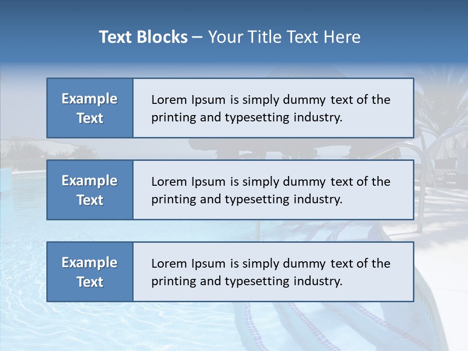 Swim Straw Luxury PowerPoint Template