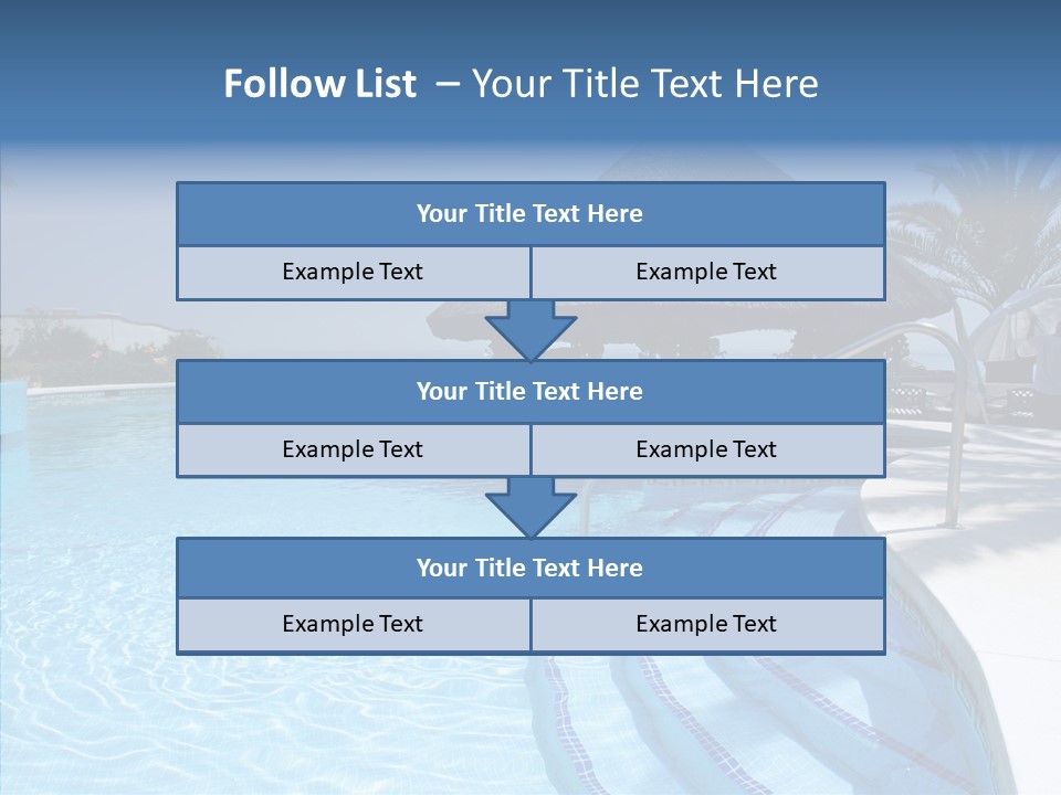 Swim Straw Luxury PowerPoint Template