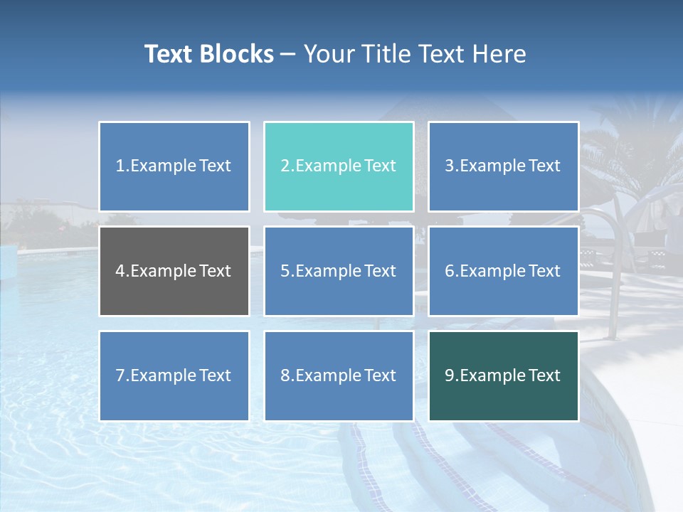 Swim Straw Luxury PowerPoint Template