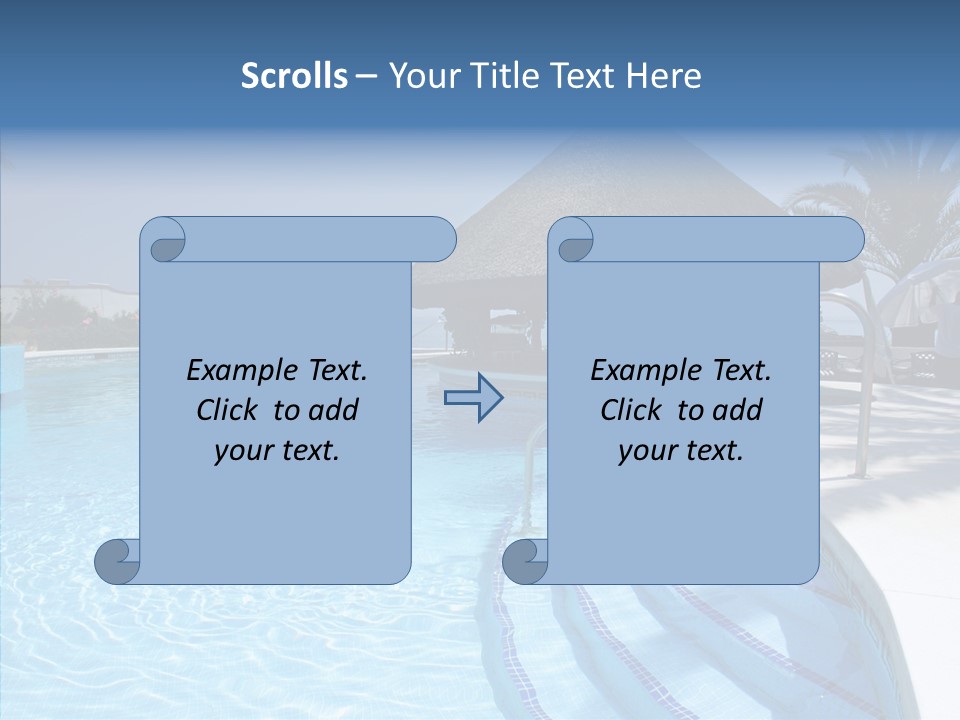 Swim Straw Luxury PowerPoint Template