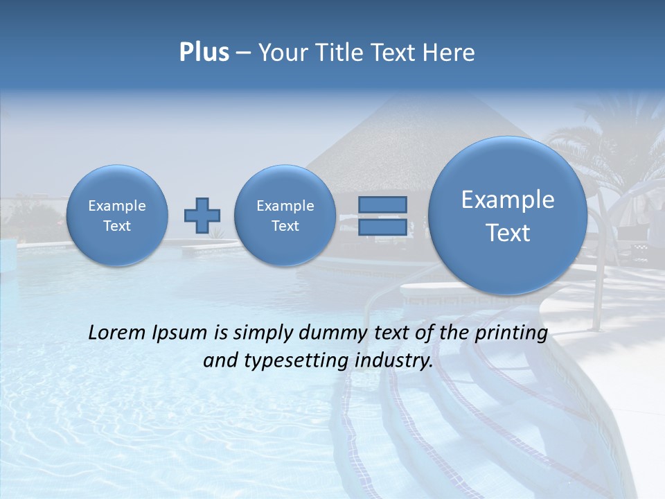 Swim Straw Luxury PowerPoint Template