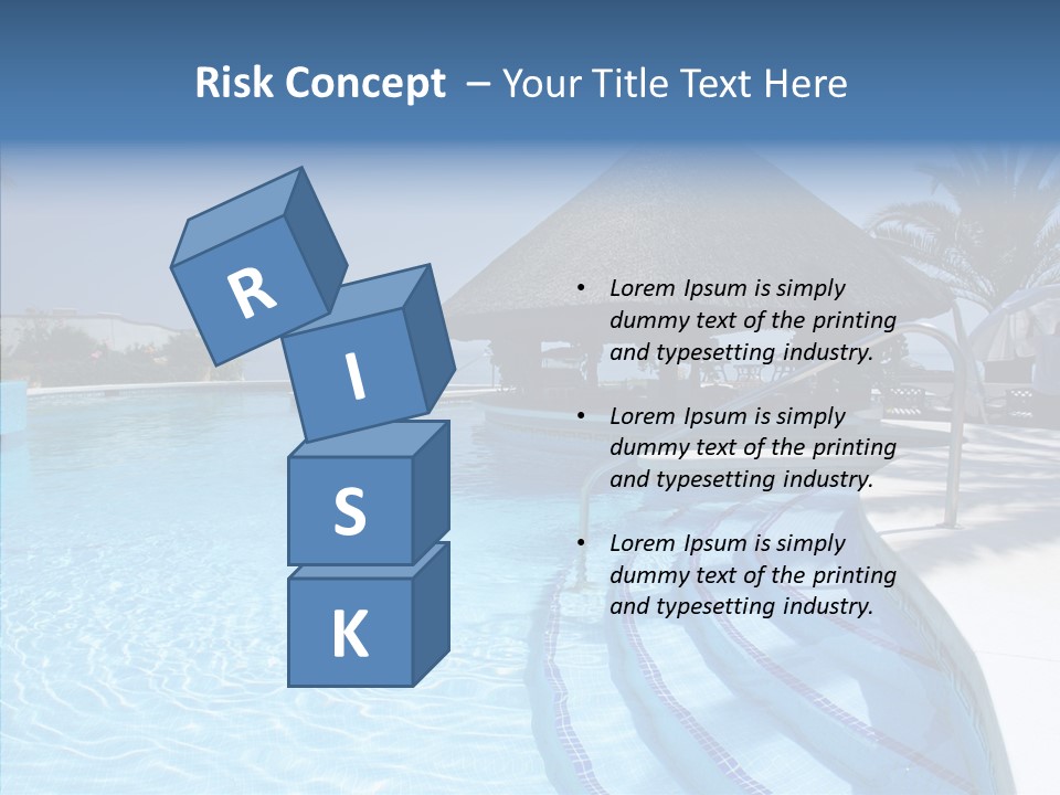 Swim Straw Luxury PowerPoint Template