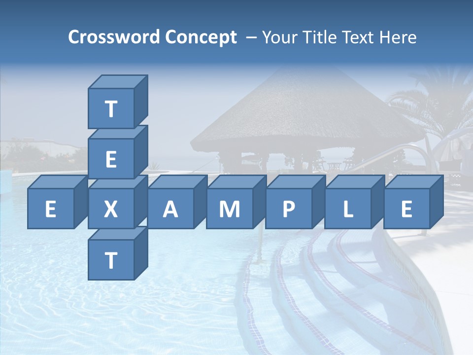 Swim Straw Luxury PowerPoint Template