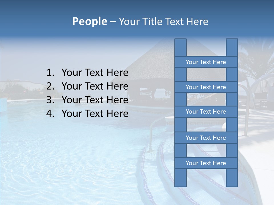 Swim Straw Luxury PowerPoint Template