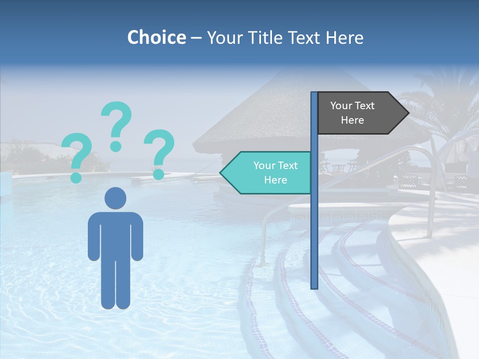 Swim Straw Luxury PowerPoint Template