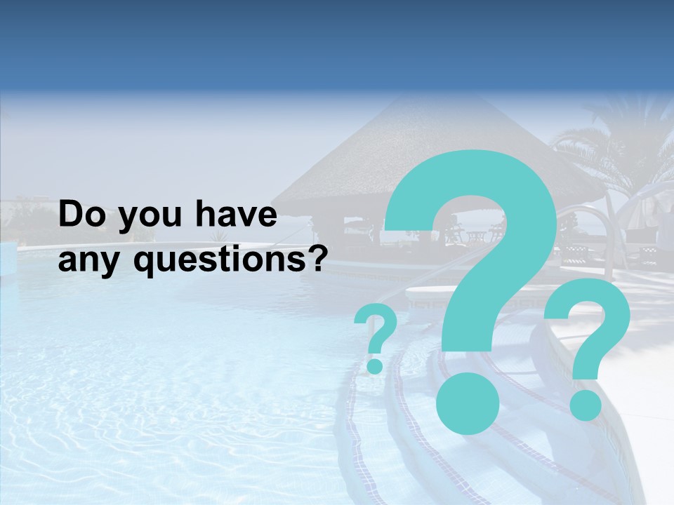 Swim Straw Luxury PowerPoint Template