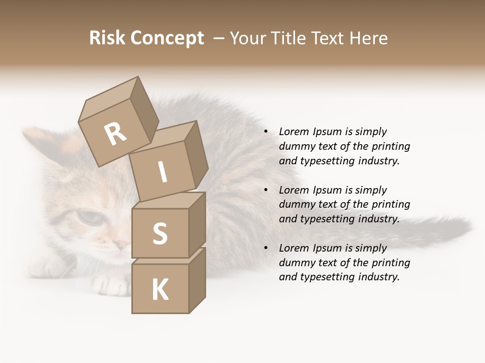 Sweet Feline Domestic PowerPoint Template