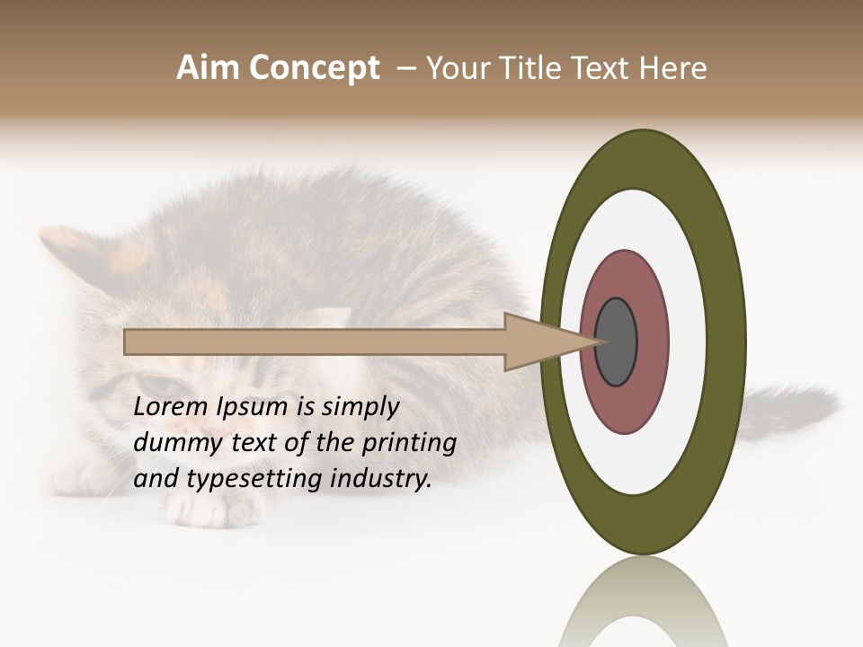 Sweet Feline Domestic PowerPoint Template