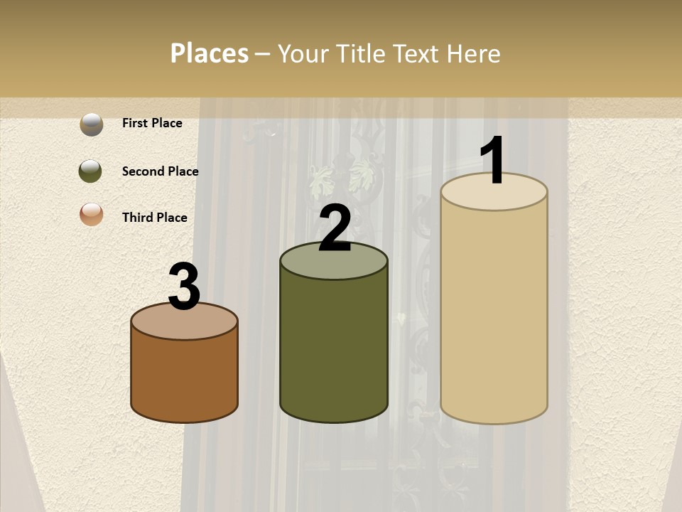 Iron Architecture Building PowerPoint Template