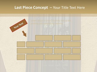 Iron Architecture Building PowerPoint Template