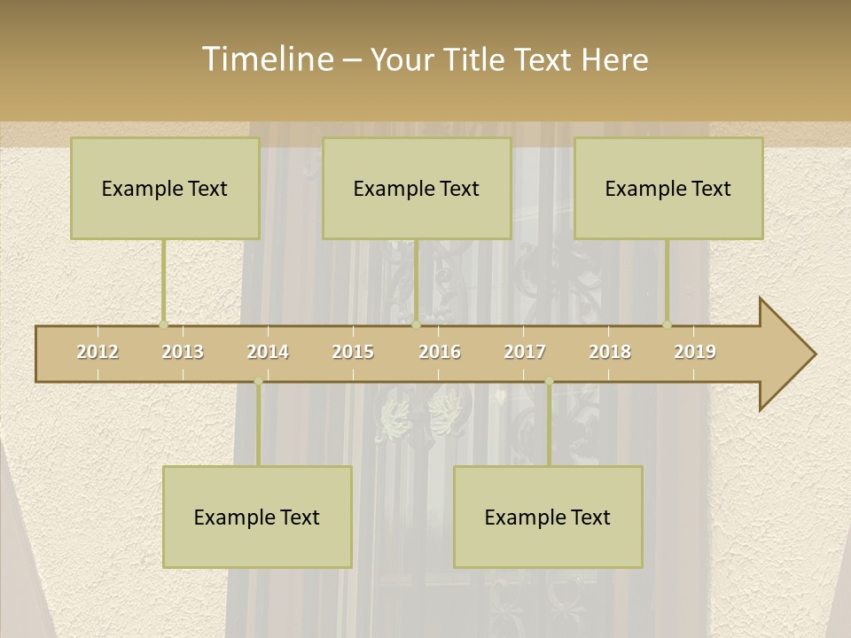Iron Architecture Building PowerPoint Template