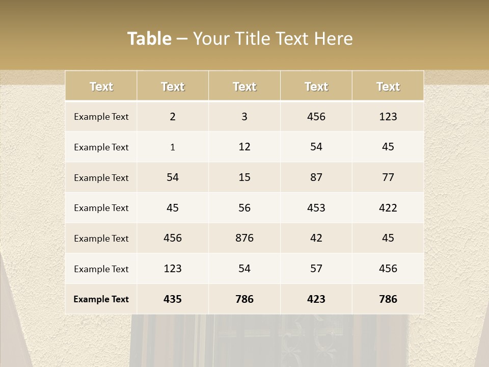 Iron Architecture Building PowerPoint Template