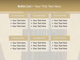 Iron Architecture Building PowerPoint Template