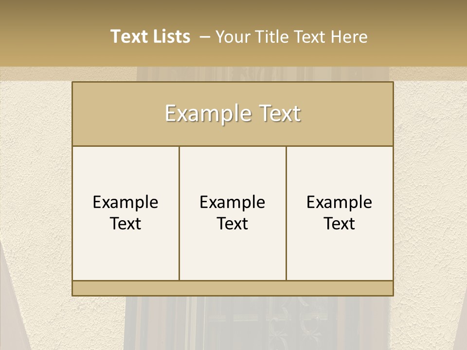 Iron Architecture Building PowerPoint Template