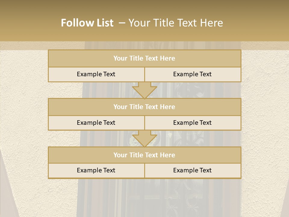 Iron Architecture Building PowerPoint Template
