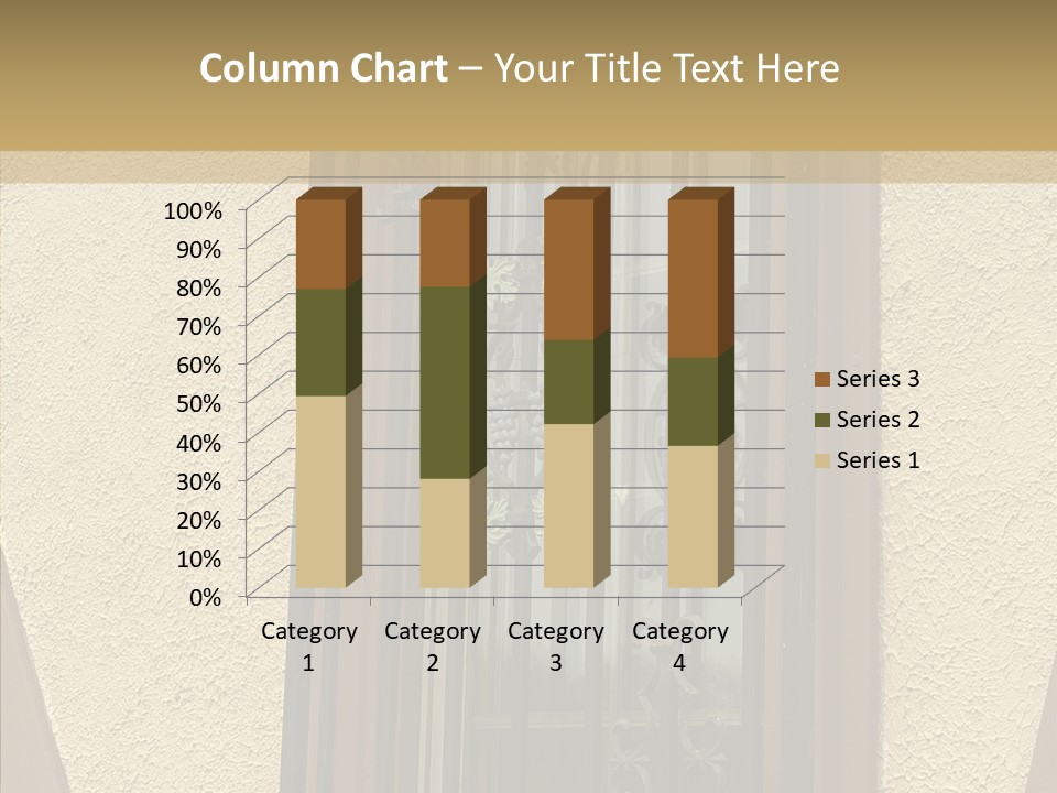 Iron Architecture Building PowerPoint Template