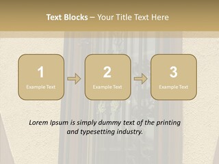 Iron Architecture Building PowerPoint Template