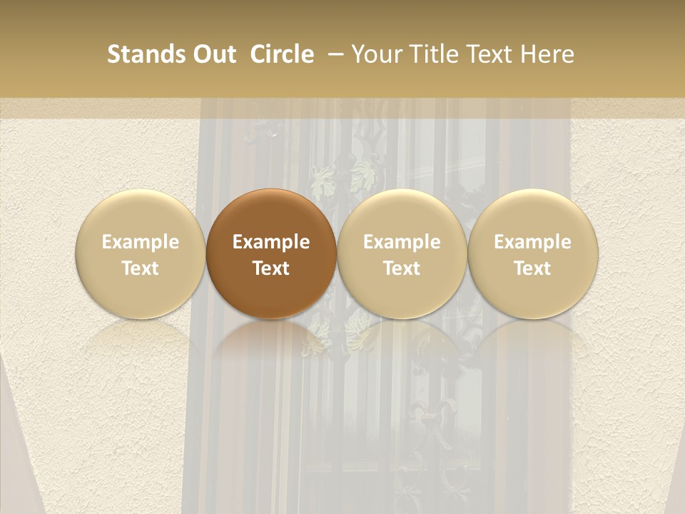 Iron Architecture Building PowerPoint Template