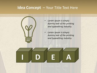 Iron Architecture Building PowerPoint Template