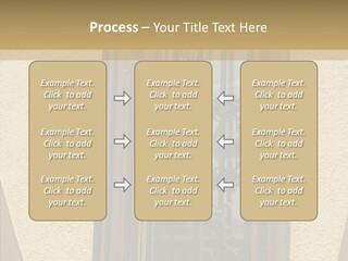 Iron Architecture Building PowerPoint Template