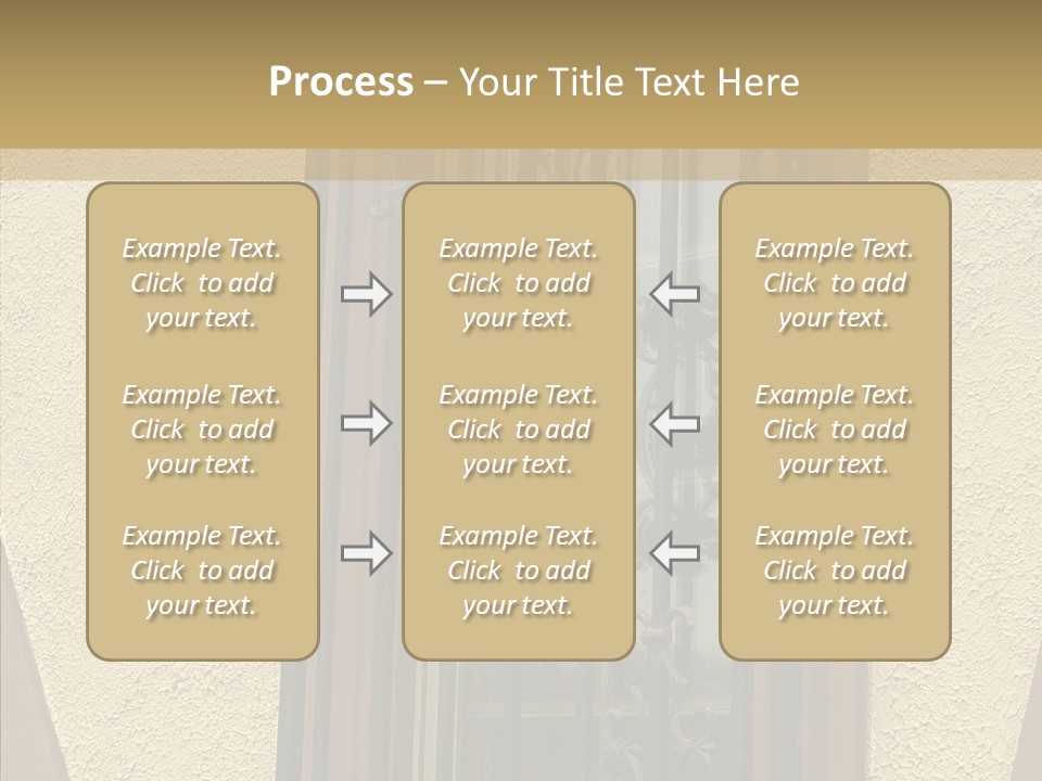 Iron Architecture Building PowerPoint Template