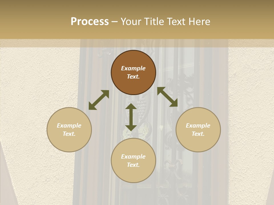 Iron Architecture Building PowerPoint Template