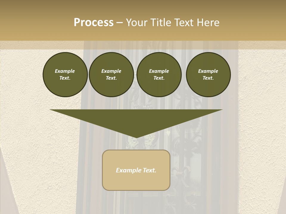 Iron Architecture Building PowerPoint Template