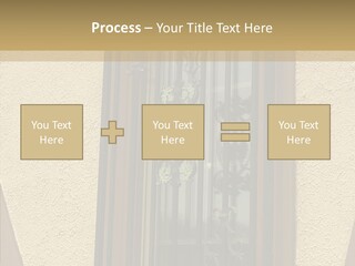 Iron Architecture Building PowerPoint Template