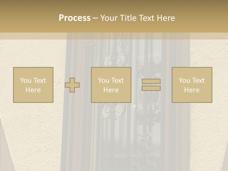Iron Architecture Building PowerPoint Template