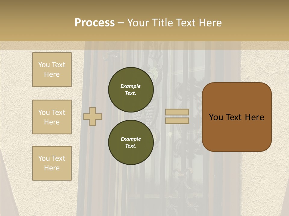 Iron Architecture Building PowerPoint Template