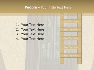 Iron Architecture Building PowerPoint Template