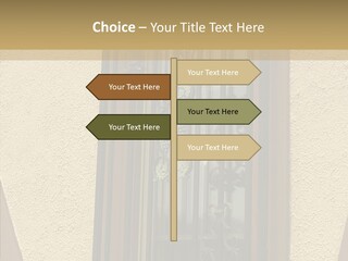 Iron Architecture Building PowerPoint Template