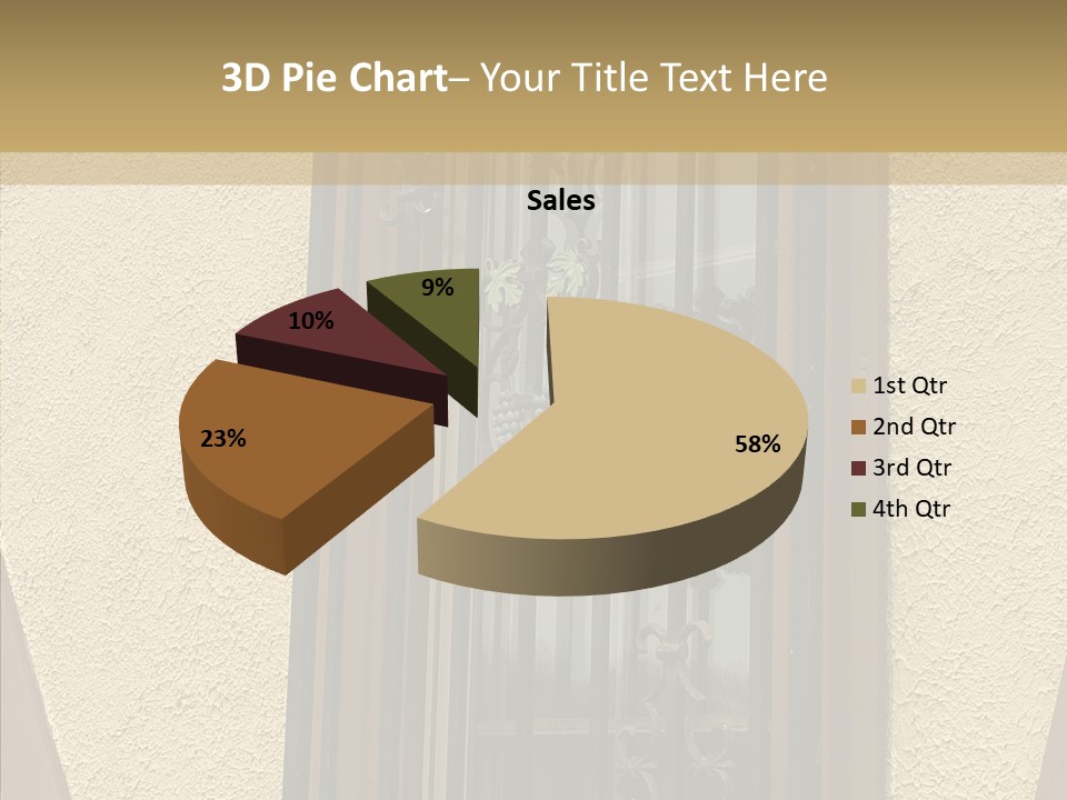 Iron Architecture Building PowerPoint Template