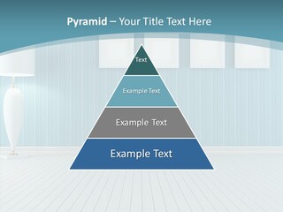 Vintage Living Blue PowerPoint Template