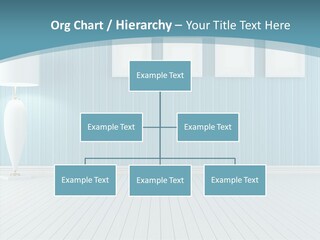 Vintage Living Blue PowerPoint Template