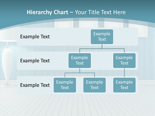Vintage Living Blue PowerPoint Template