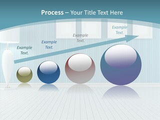 Vintage Living Blue PowerPoint Template