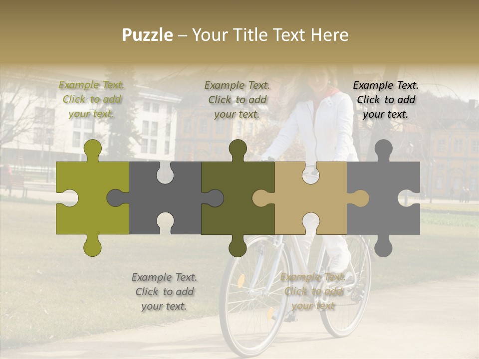 Long Urban Transport PowerPoint Template