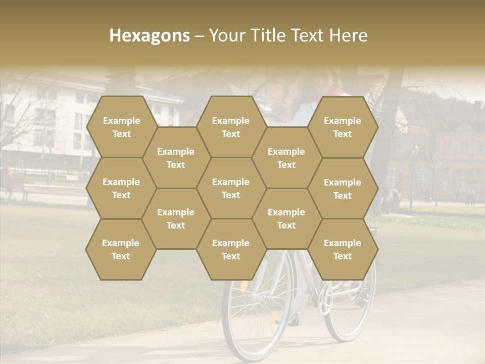 Long Urban Transport PowerPoint Template