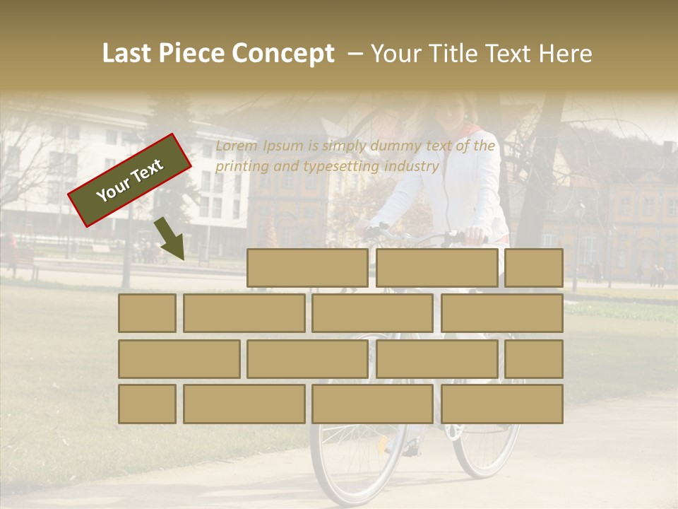 Long Urban Transport PowerPoint Template