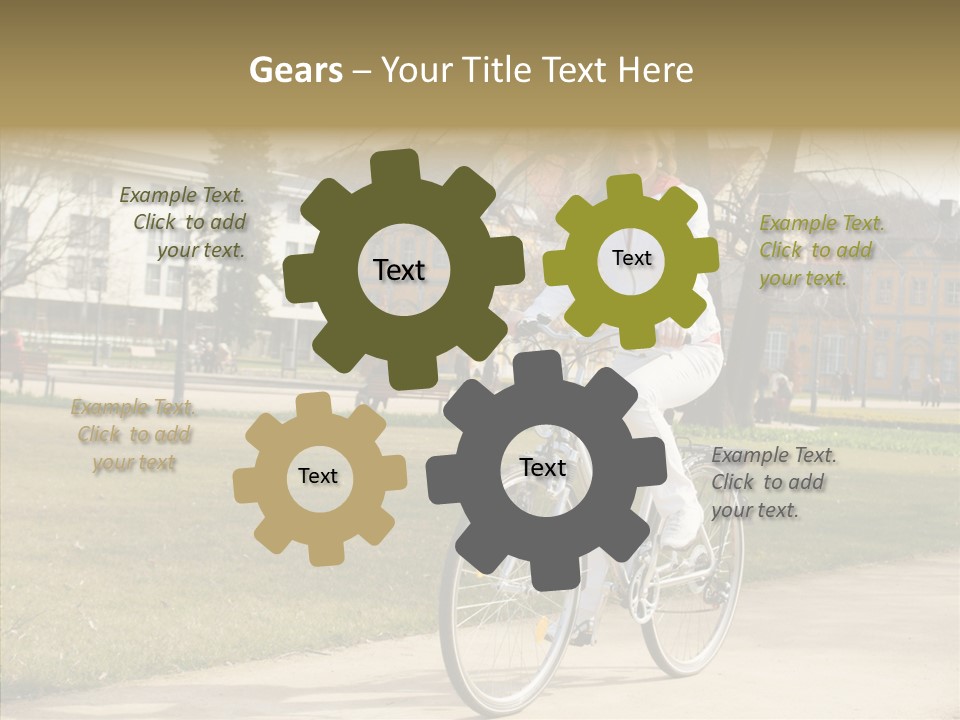 Long Urban Transport PowerPoint Template