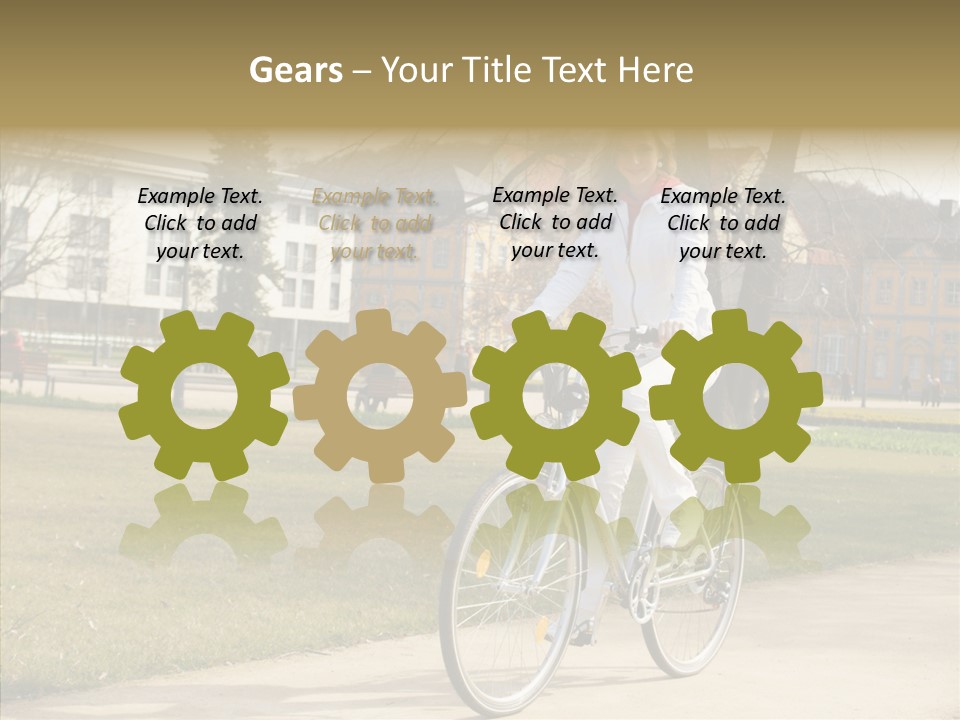 Long Urban Transport PowerPoint Template