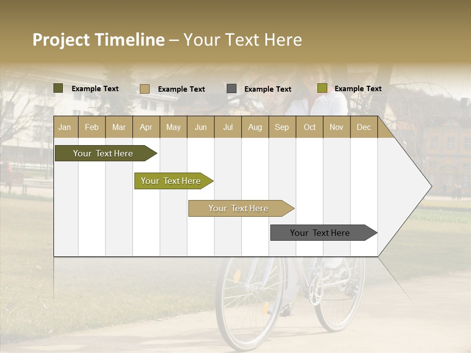 Long Urban Transport PowerPoint Template