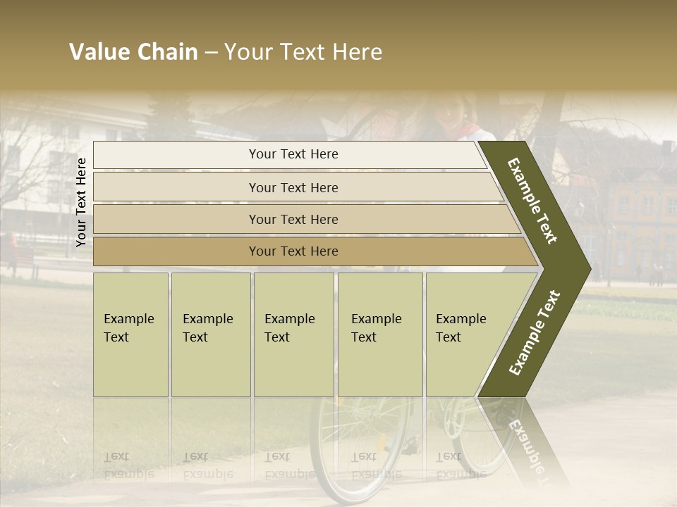 Long Urban Transport PowerPoint Template
