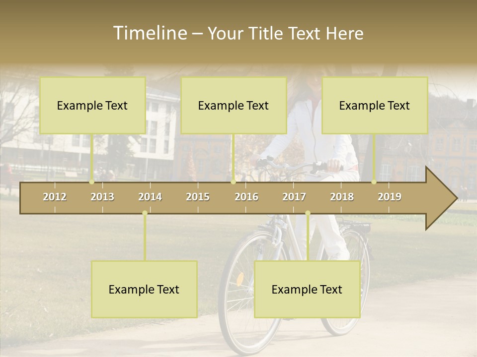 Long Urban Transport PowerPoint Template