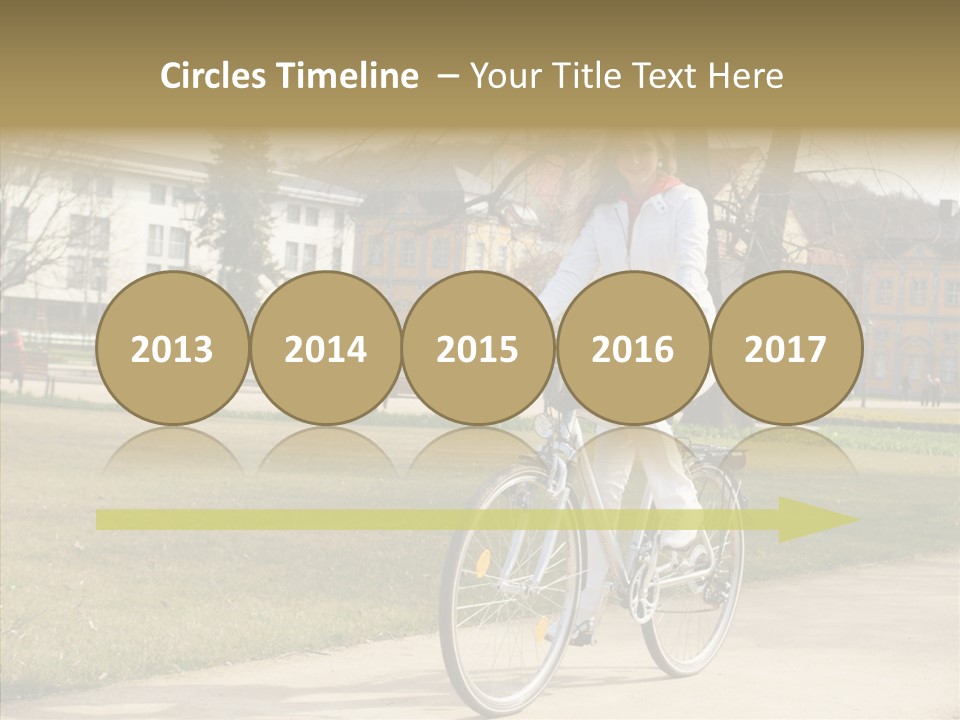 Long Urban Transport PowerPoint Template