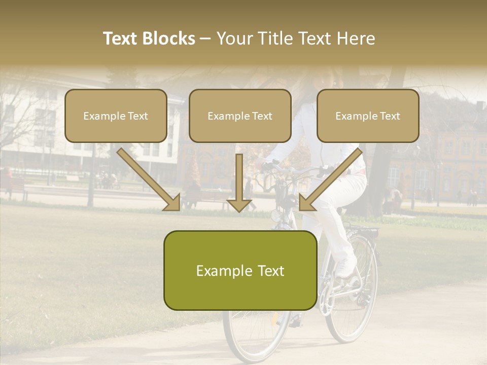 Long Urban Transport PowerPoint Template